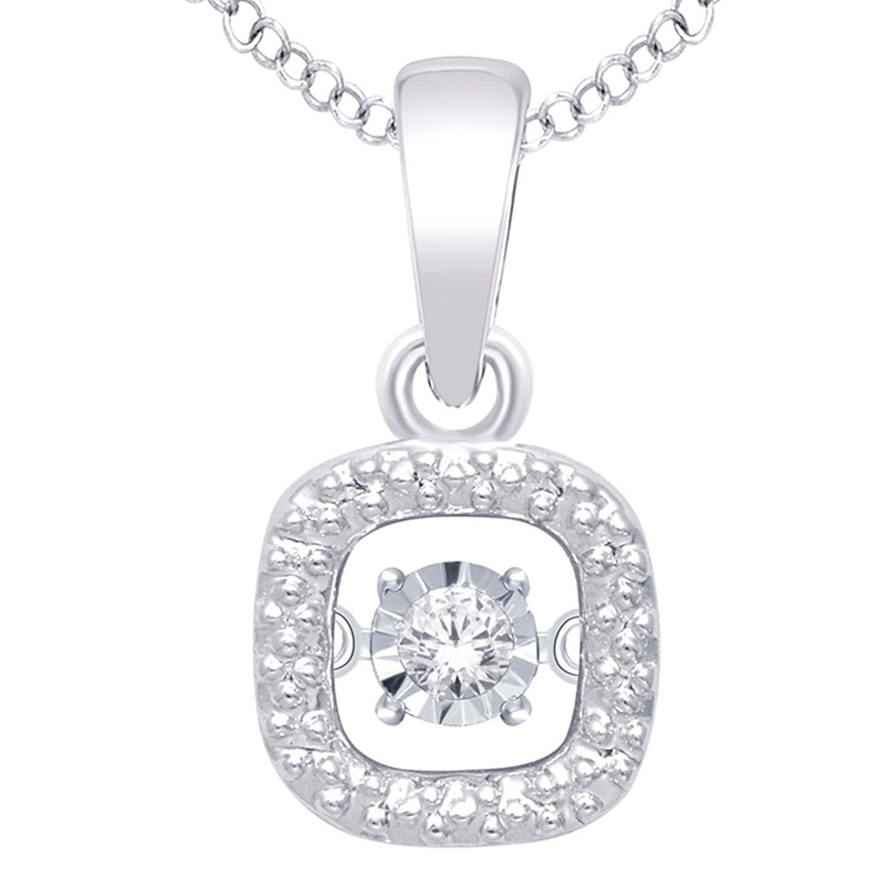 Sterling Silver Diamond Bolo Bracelet (0.25 Cttw, I-J Color, I3 Clarity) main image 1